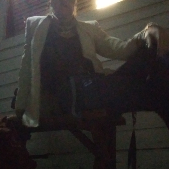 Nordstrom 100% silk shell button front blazer ; - Picture 3 of 9